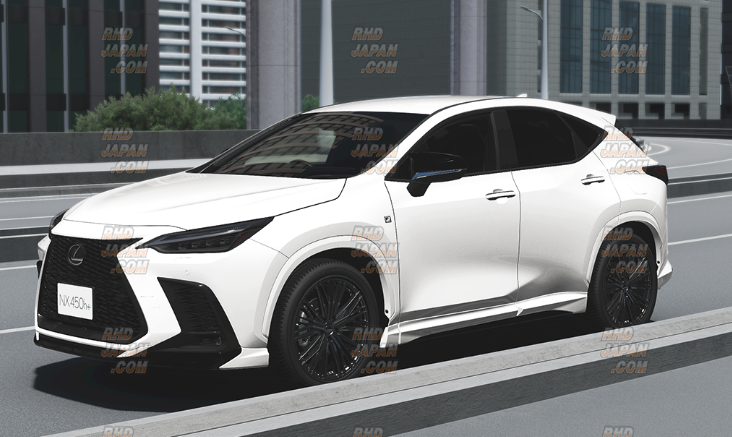 LEXUS NX350 Fスポーツ　AWD TRDサイドスカートRH TRD F Sport Parts Side Skirt Set White Nova Glass Flake - Lexus NX